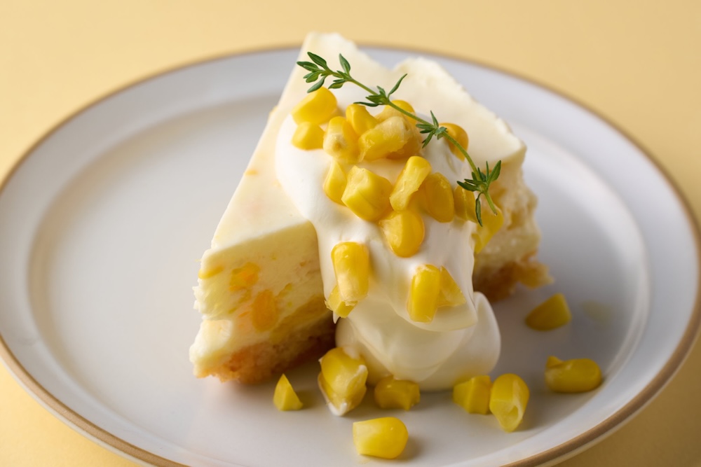「とうもろこしのレアチーズケーキ」税込み695円