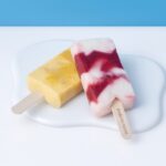 「shodai bio nature」の「ジェラートバー」各・税込み700円(ライチ・薔薇と木苺、マンゴー・パッション・柚子)