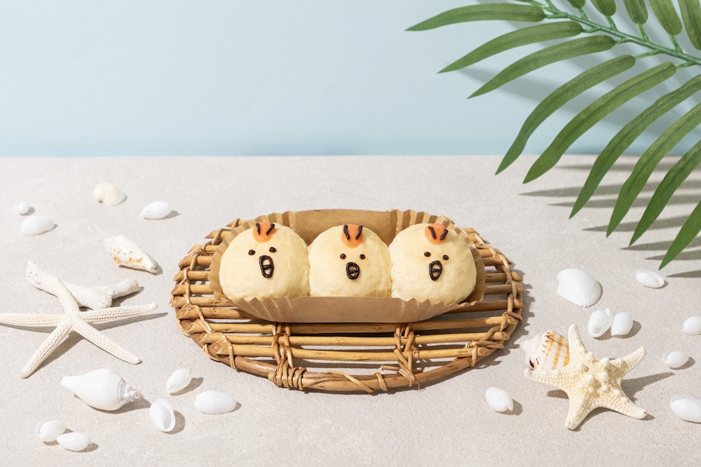 9月18日〜10月22日に販売される「なかよし人魚のちぎりパン」税込み620円