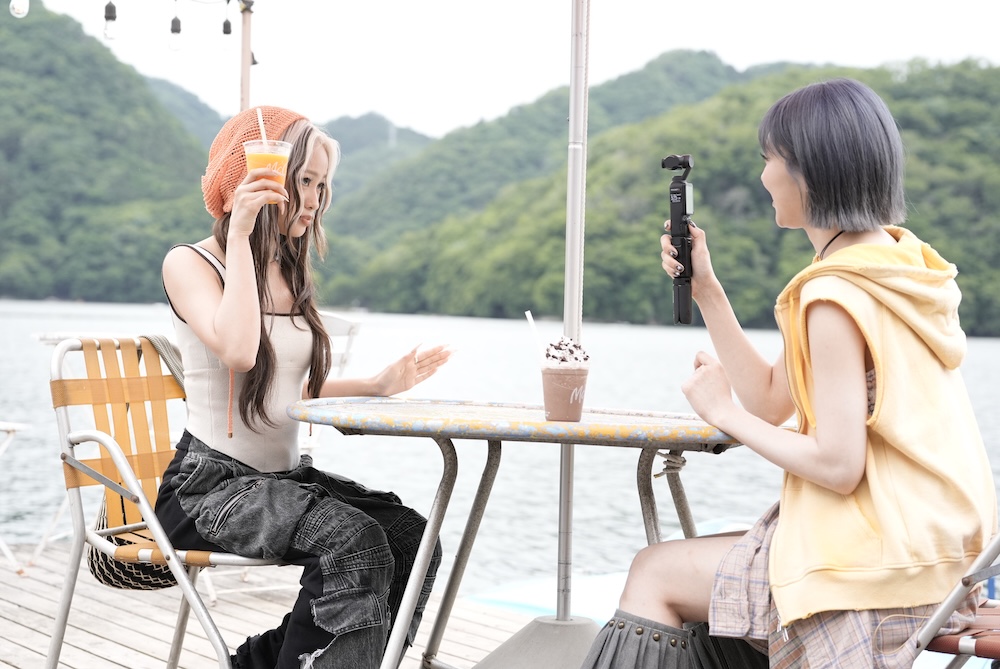 「マックに甘いの飲みにこない？リニューアル」篇メイキングビジュアルイメージ