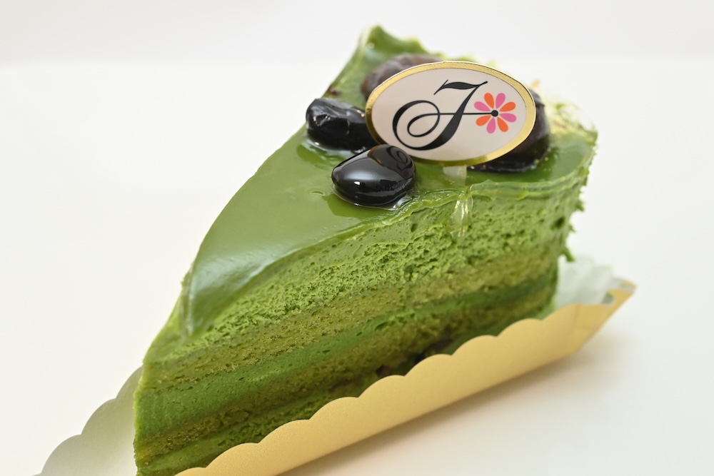 「不二家の濃い抹茶ケーキ（鹿児島県産抹茶使用）」イメージ
