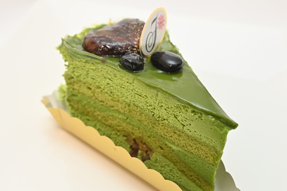 「不二家の濃い抹茶ケーキ（鹿児島県産抹茶使用）」イメージ