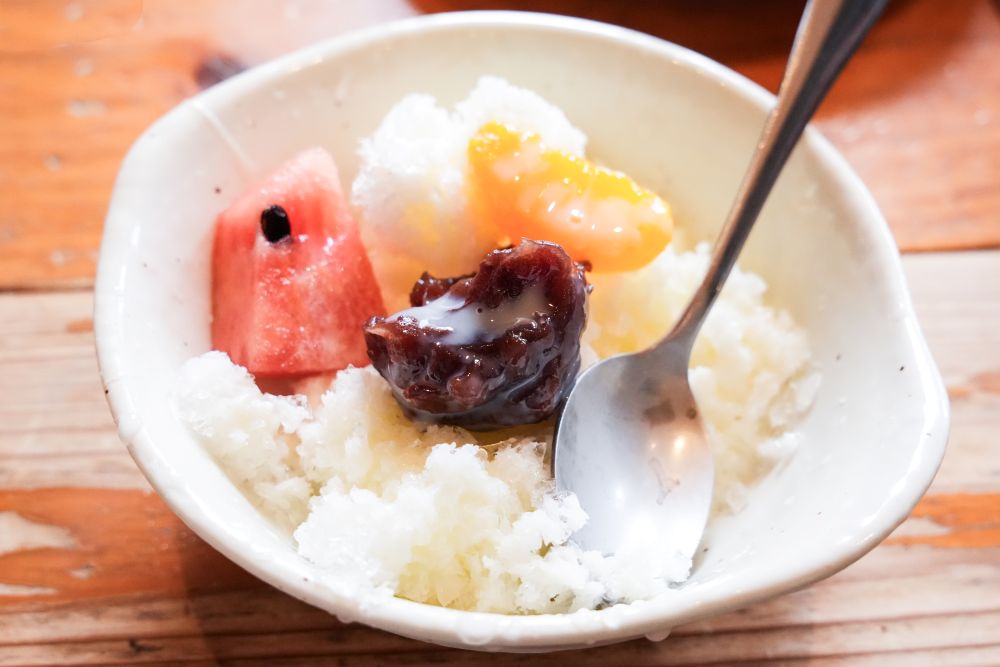 試食用の「しろくま」イメージ