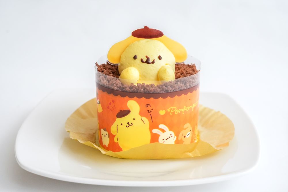 「ポムポムプリンのプリン風ケーキ」イメージ