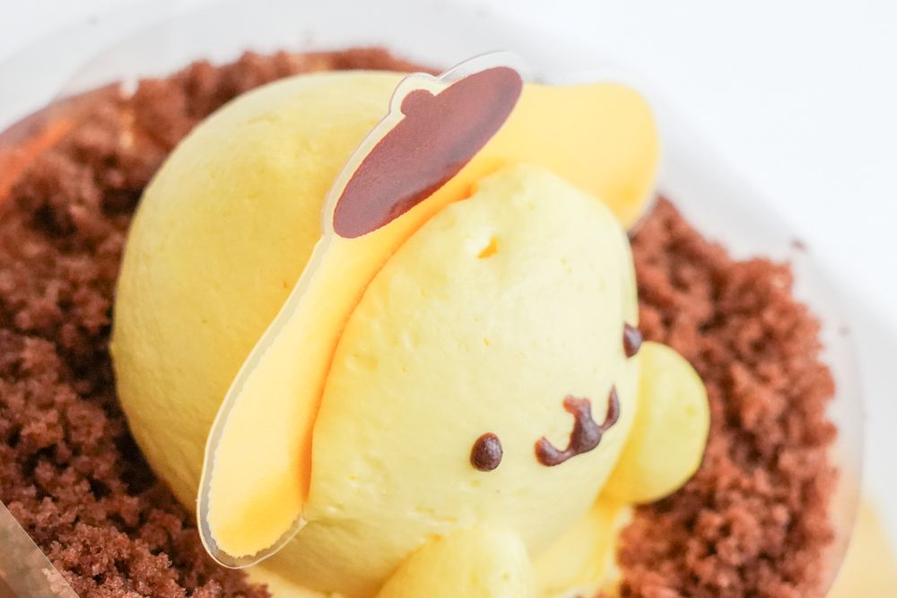 「ポムポムプリンのプリン風ケーキ」イメージ