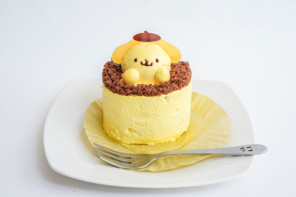 「ポムポムプリンのプリン風ケーキ」イメージ