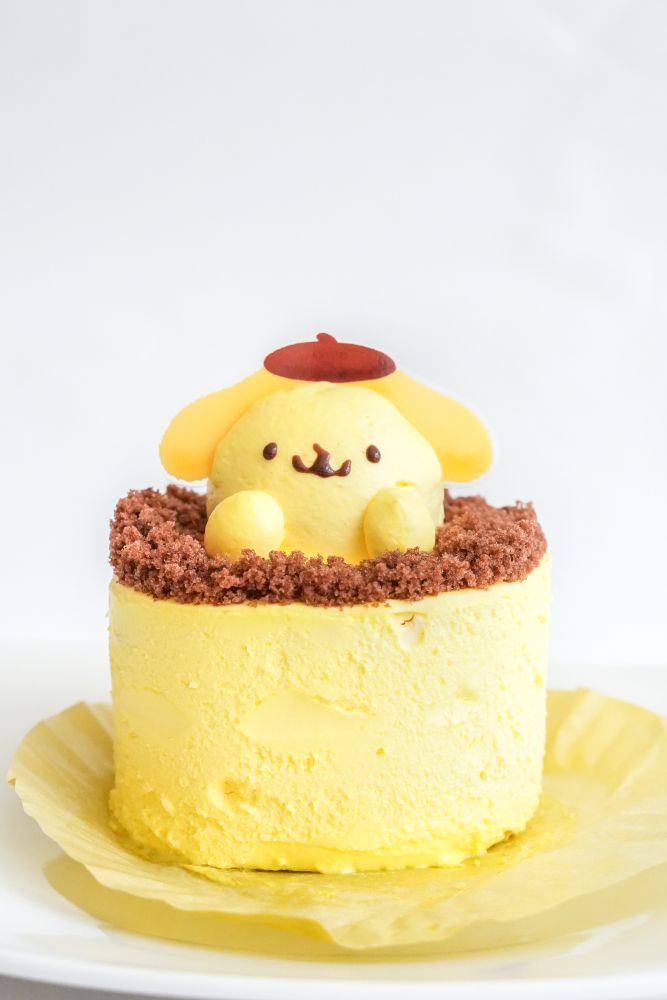 「ポムポムプリンのプリン風ケーキ」イメージ