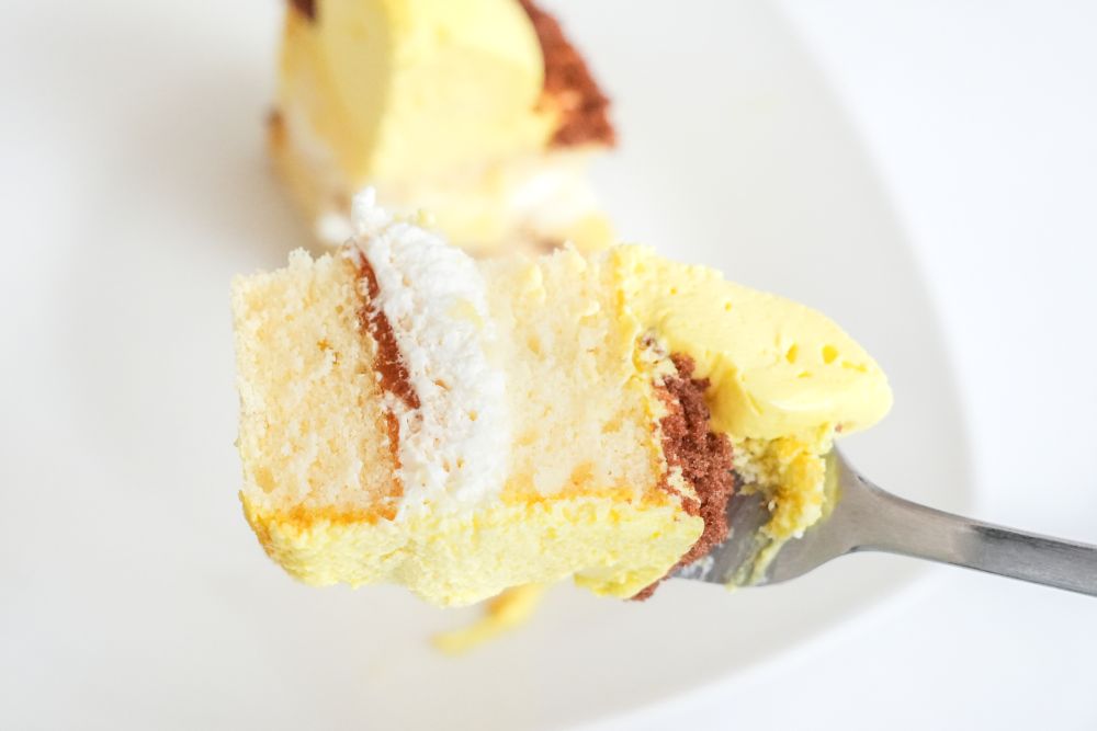 「ポムポムプリンのプリン風ケーキ」イメージ