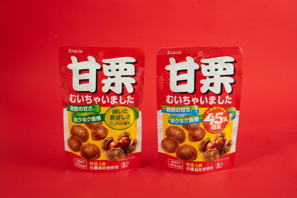 8月4日より発売される「甘栗むいちゃいました」税込み345円