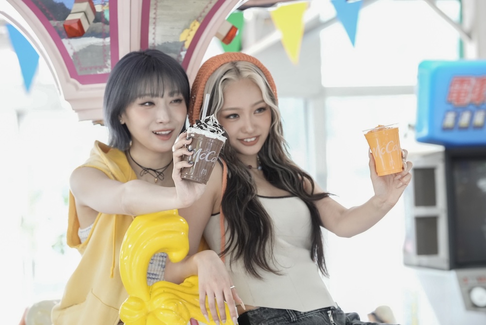 「マックに甘いの飲みにこない？リニューアル」篇メイキングビジュアルイメージ