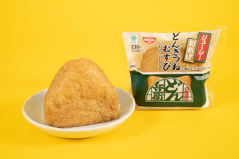 9月1日に発売される「日清のどん兵衛 どんぎつねむすび」税込み248円
