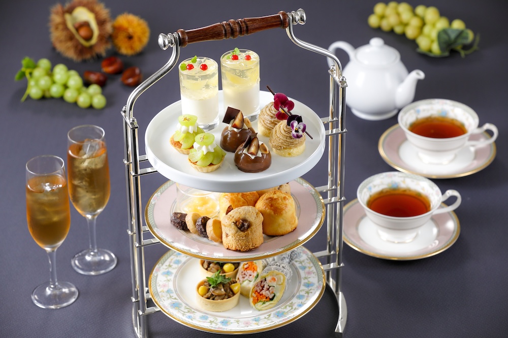 「アフタヌーンティーセット Harvest Elegance~シャインマスカット×モンブラン~」イメージ