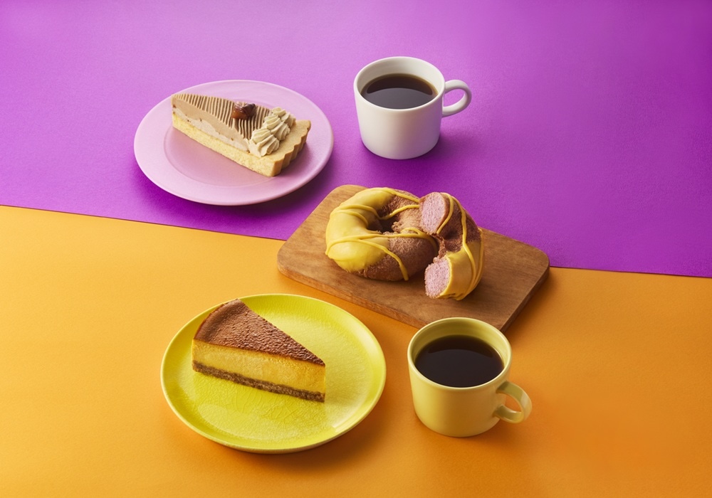 タリーズコーヒーの秋季スイーツ3品のイメージ