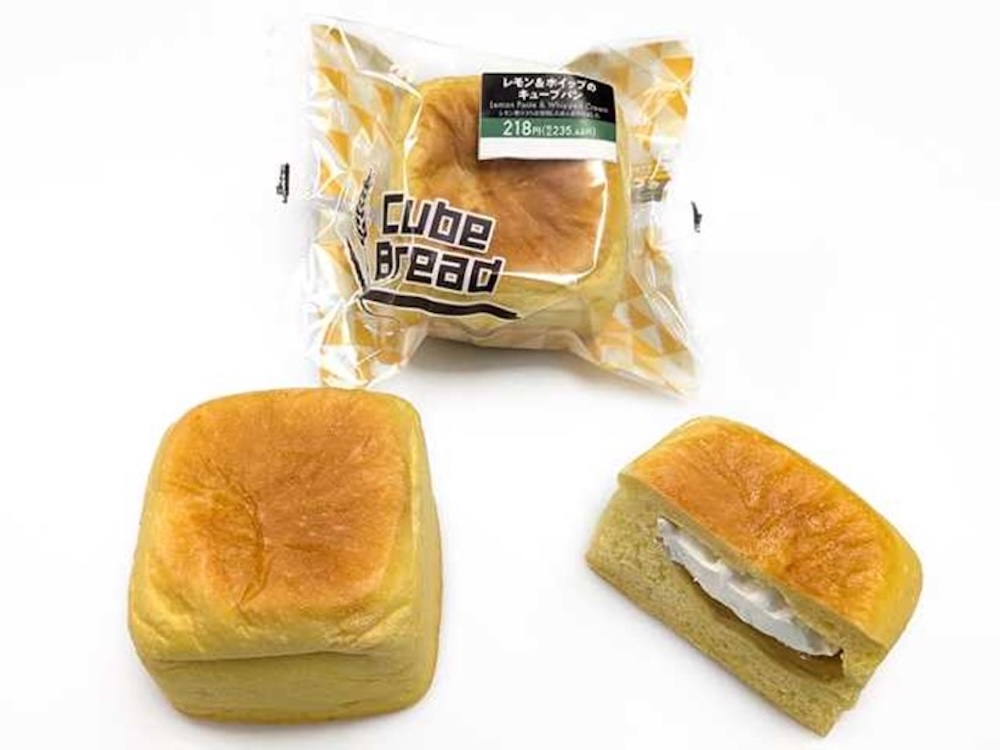 「レモン＆ホイップのキューブパン」イメージ