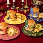 「ホグワーツ バーガー」4種のイメージ