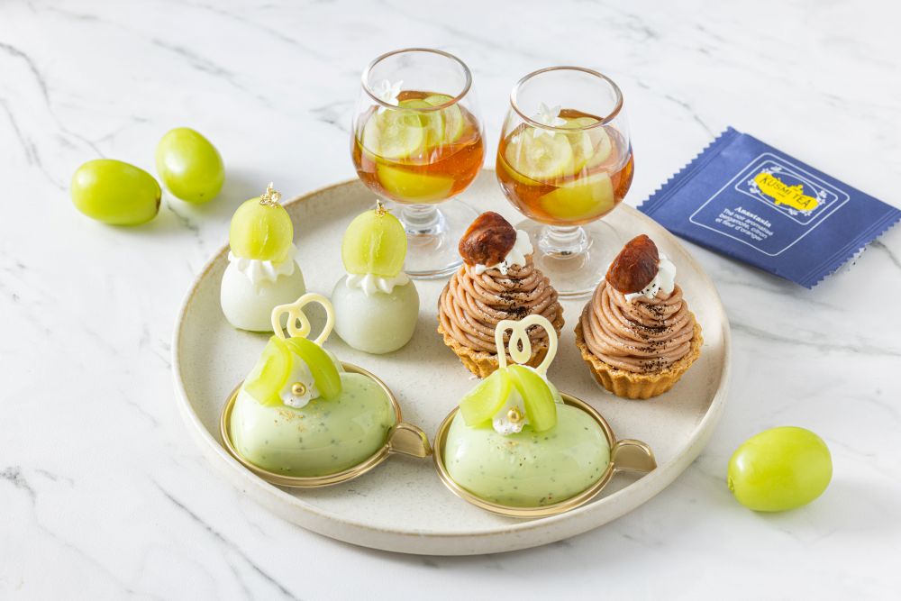 「Shine Muscat Afternoon Tea Set～KUSMI TEA Collaboration～」イメージ