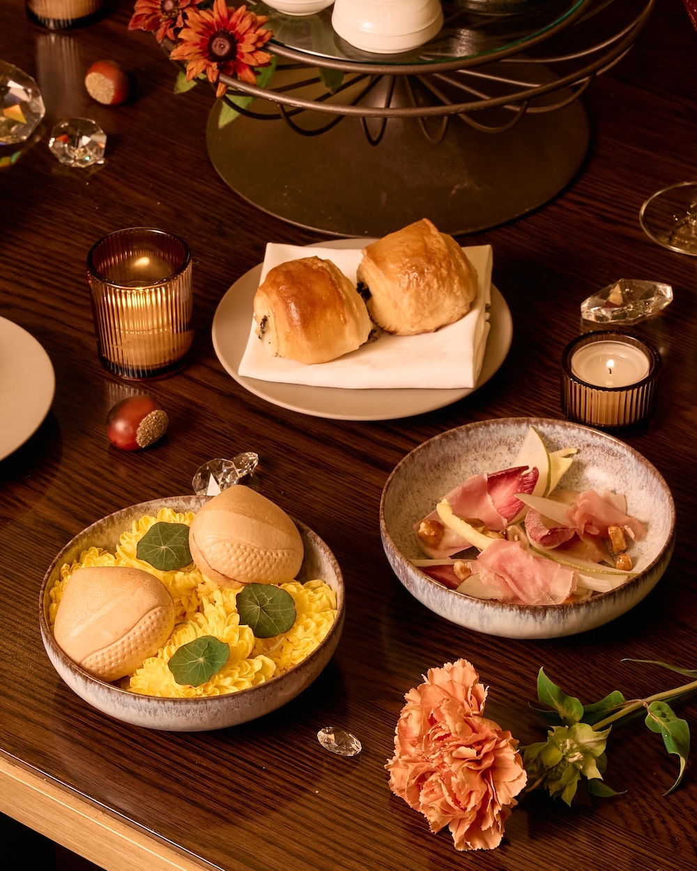 「新宿の実り— 46年の薫り（La Récolte de Shinjuku — 46 ans de Saveurs）」アフタヌーンティーのイメージ