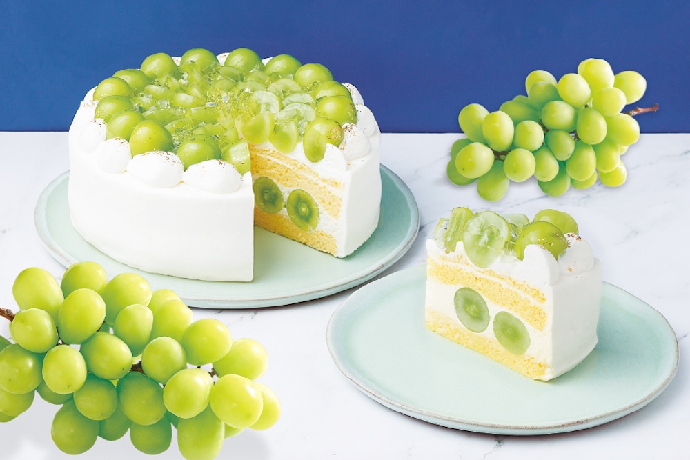 「シャインマスカットのショートケーキ」税込み1,100円〜
