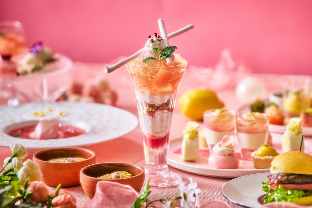 品川プリンスホテル「桃のパフェ PEACH PEACH PEACH!!!」