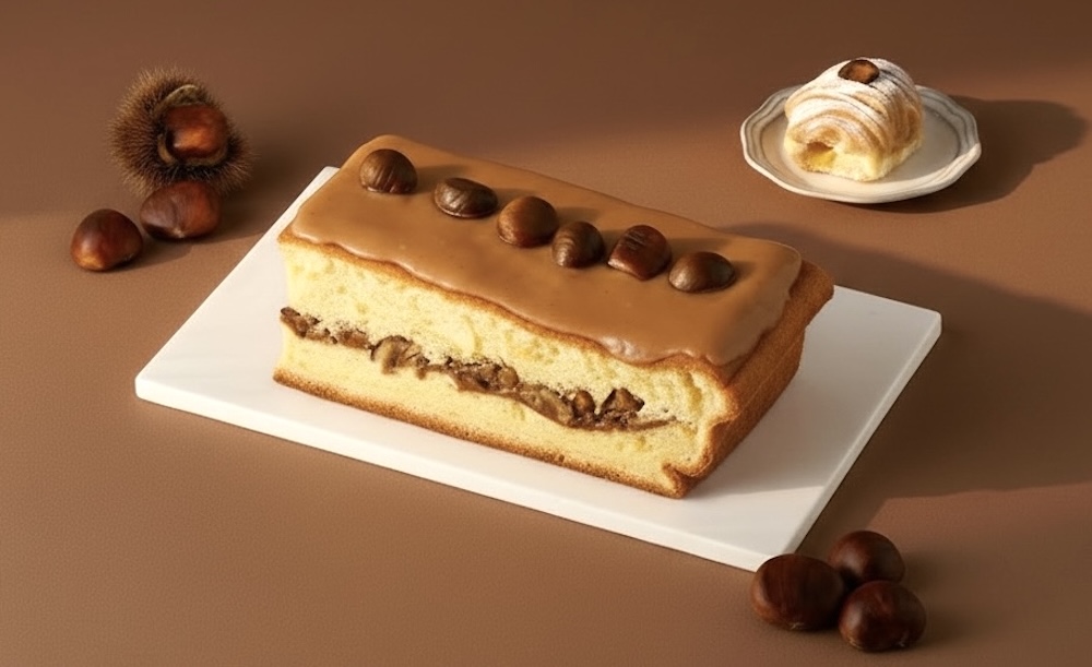 「まるごと栗のモンブランカステラ」イメージ