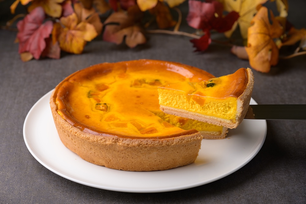10月のマンスリーチーズケーキ「かぼちゃ」7号サイズ・税込み4,752円