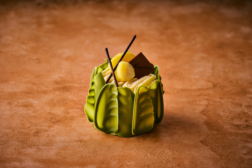 「グランド プレミアム ショートケーキ 抹茶マロン」（約9cm）税込み2,200円