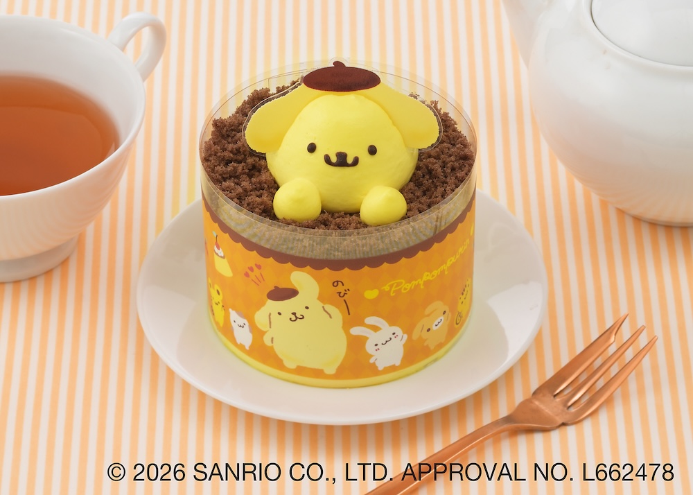 「ポムポムプリンのプリン風ケーキ」イメージ