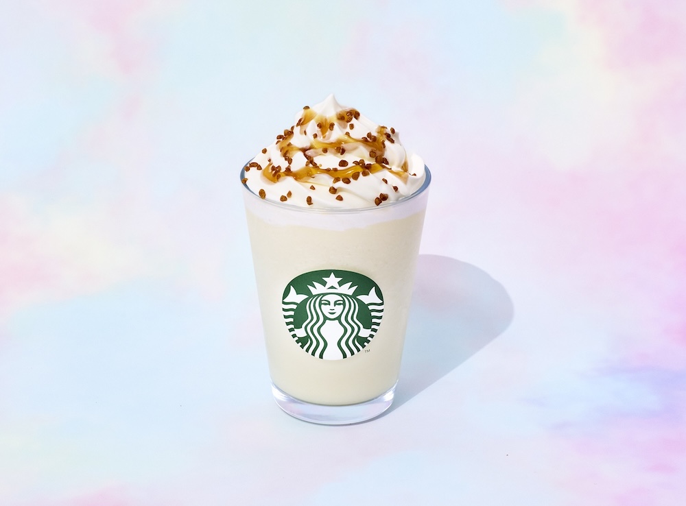 「バニラ クリーム フラペチーノ」＋「ジンジャー シュガー チップ」＋「 ペッパー カルダモン メープル ソース」のイメージ