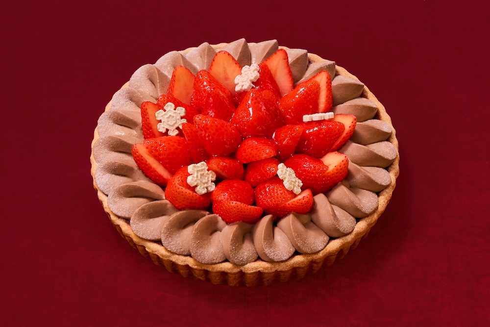 「イチゴとチョコレートクリームのタルト」イメージ