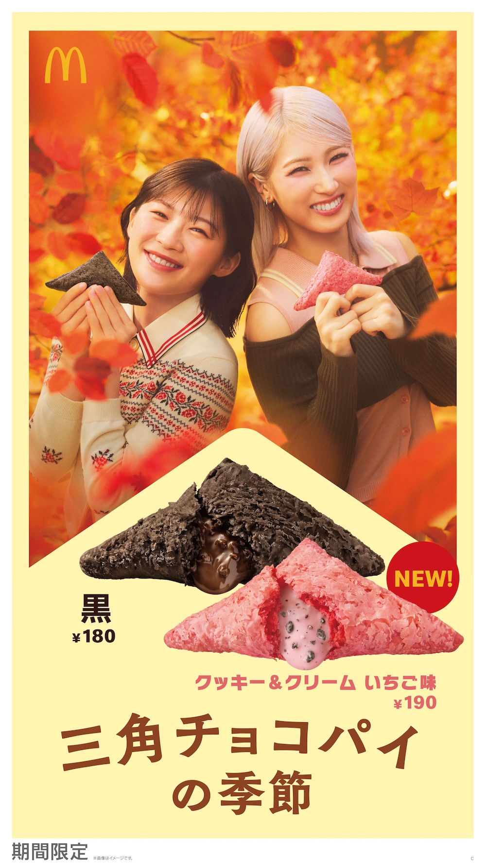 三角チョコパイ「でこぼこ収穫祭」篇のビジュアルイメージ