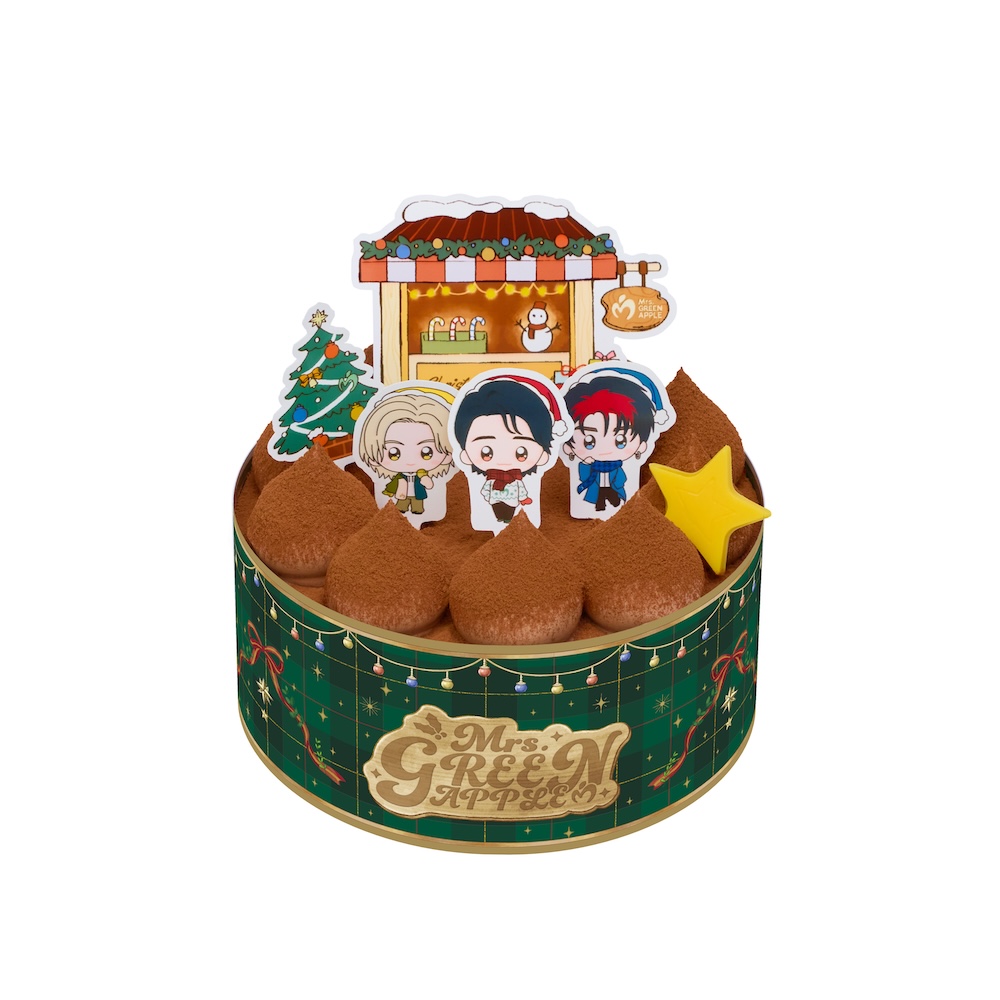 「Mrs. GREEN APPLE クリスマスケーキ 4号」税込み4,900円
