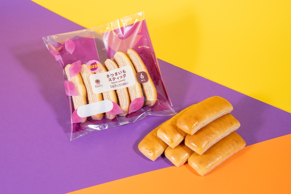 「さつまいもスティック 6本入」税込み180円
