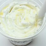 「まぜまぜスイーツ 大学芋みたいなラテ わらびもち入り」イメージ