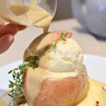「まるごとリンゴと焦がしブリュレのパンケーキ アールグレイカスタードソース」イメージ