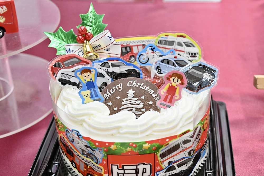 「トミカクリスマスショートケーキ」税込み5,400円