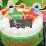 「パペットスンスンクリスマスショートケーキ(オリジナルメラミンプレート付き)」税込み5,400円
