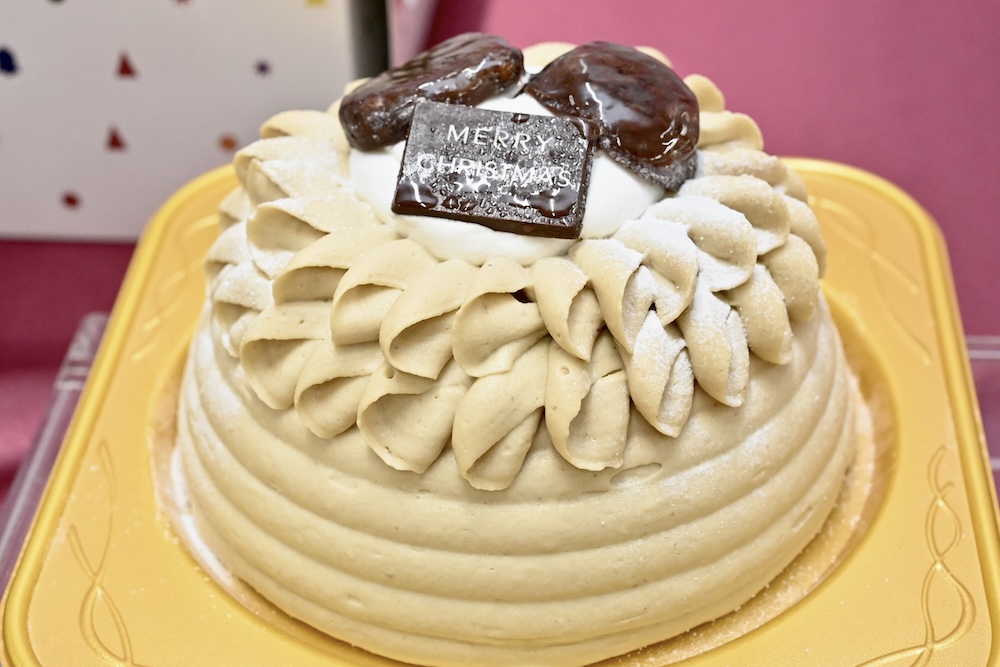 「クリスマス熊本県産和栗のモンブラン」税込み4,980円