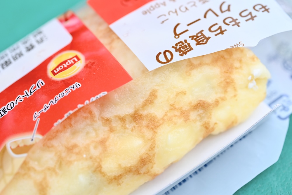 「もちもち食感のクレープ 紅茶とりんご」イメージ