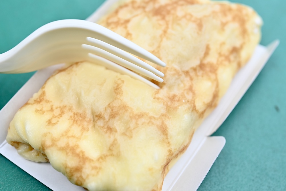 「もちもち食感のクレープ 紅茶とりんご」イメージ