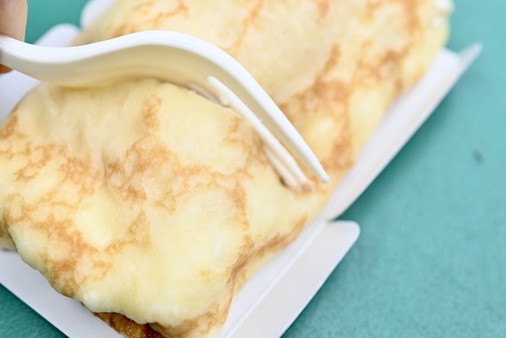 「もちもち食感のクレープ 紅茶とりんご」イメージ