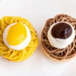 左から「モンブラン」税込み530円、「渋皮栗のモンブラン」税込み638円