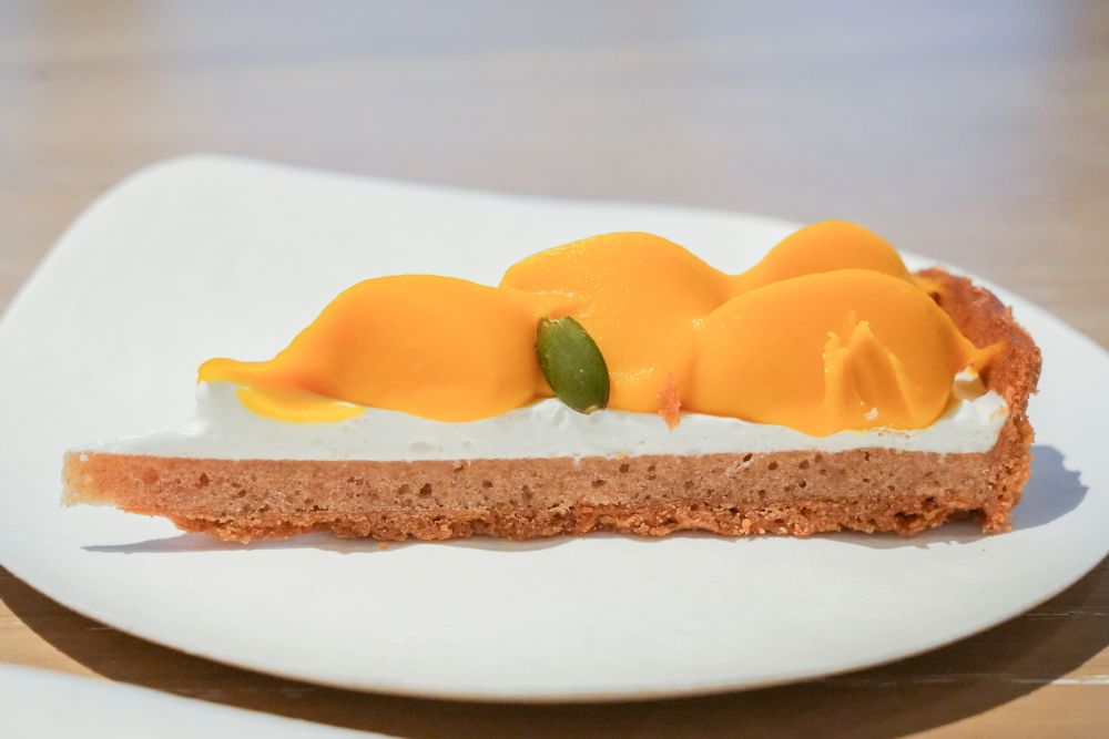 試食用として提供された「かぼちゃ／パンプキンシード／シナモン」イメージ