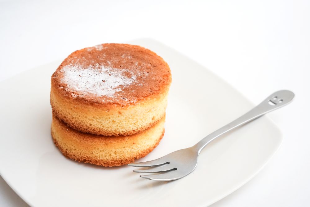 「冷やして食べる　ふんわりホットケーキ風サンド」イメージ