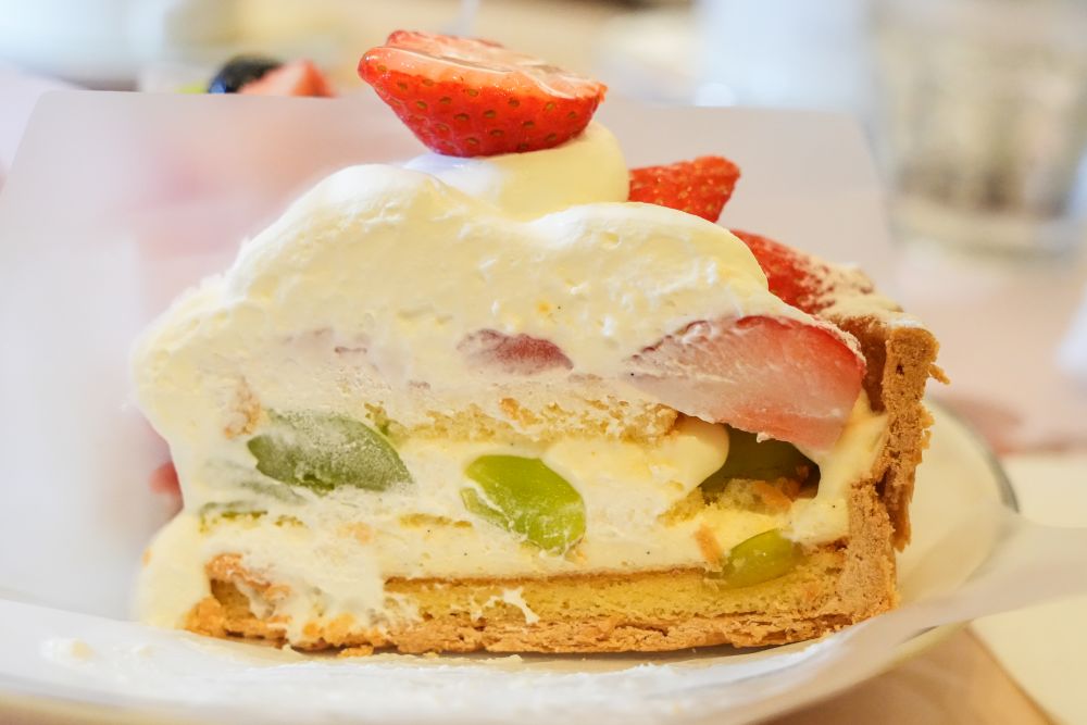 試食として提供された「～タルトエクラ～ クリスマスのショートケーキタルト」イメージ