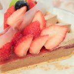 試食として提供された「イチゴとチョコレートクリームのタルト」イメージ