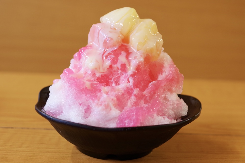 「夢のふわ雪　とろっと白桃」税込み440円