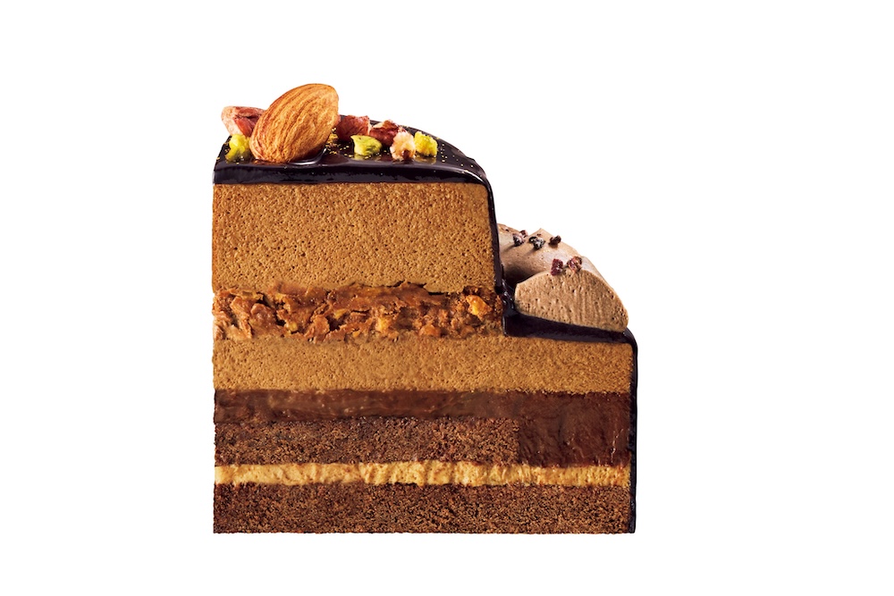 「Uchi Café×GODIVA 至福のショコラノエル 5号」税込み12,000円（断面イメージ）