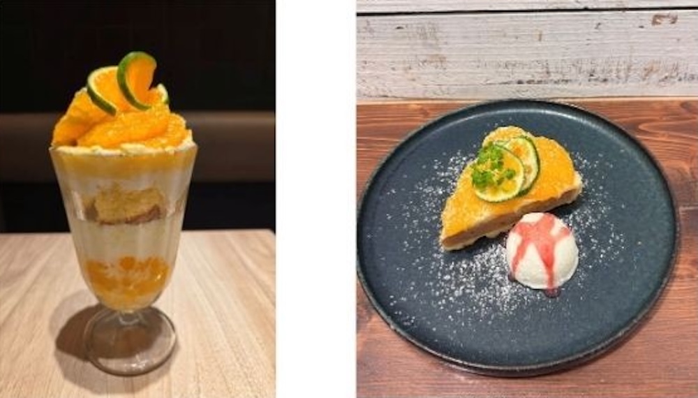 10月9日まで開催する福岡県産「早味かん（はやみかん）フェア」スイーツイメージ