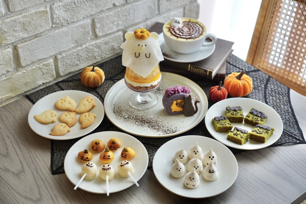 「くまさんおばけのハロウィンプレート」イメージ