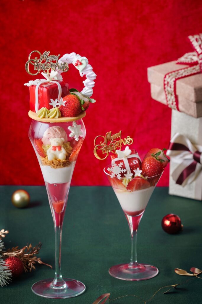 「いちごのクリスマスパフェ〜プレゼントボックス〜」イメージ